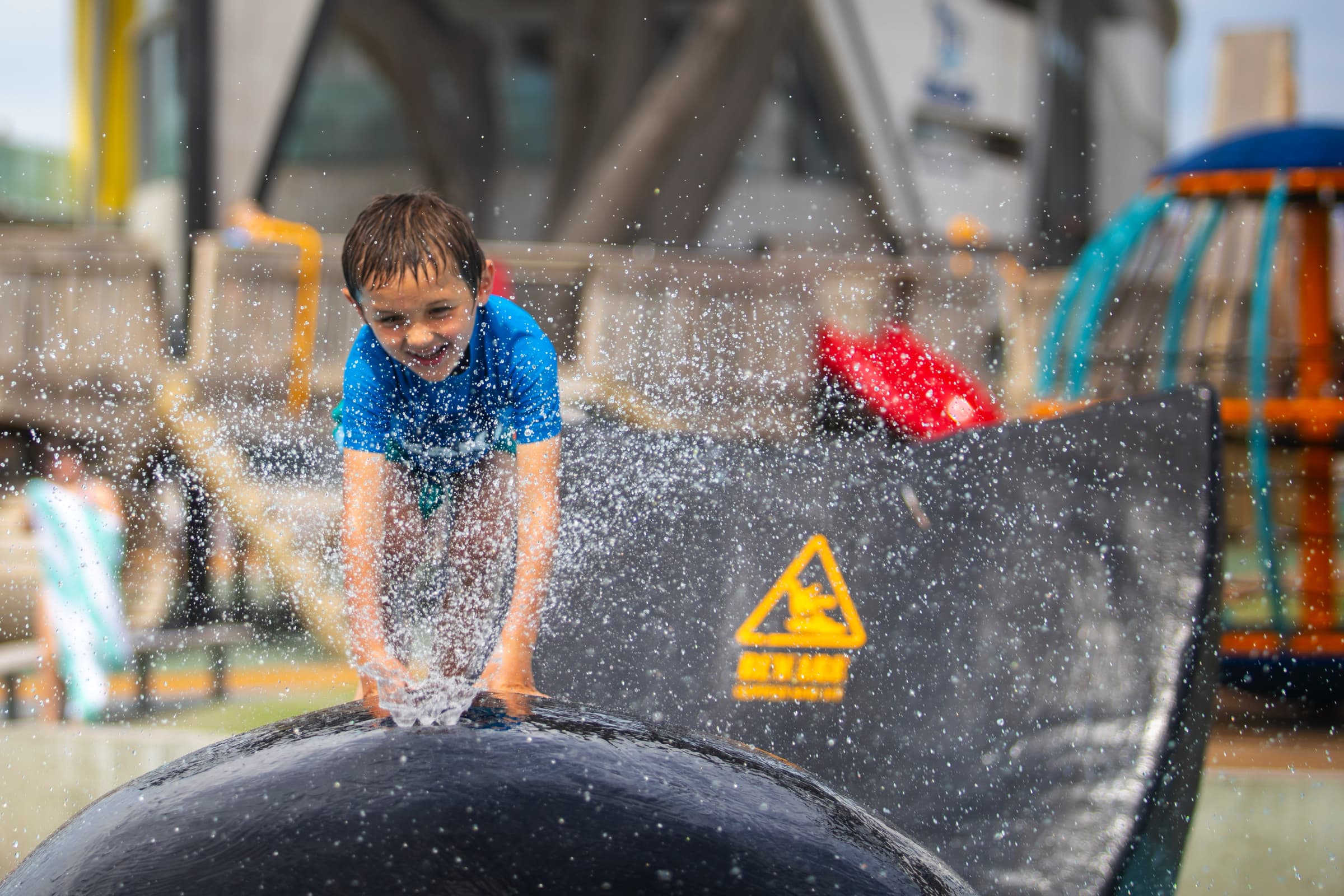 Child playing at the New Brighton Playground